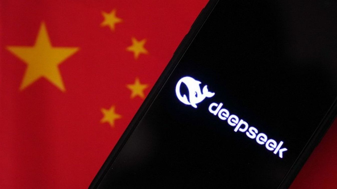 Logo of deepseek in Beijing, China