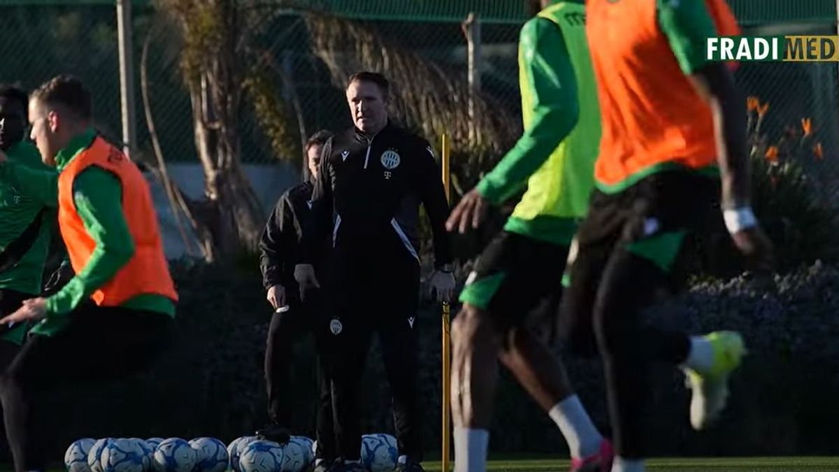 Videón Robbie Keane első edzése a Fradinál: stoplist húzott ír legenda