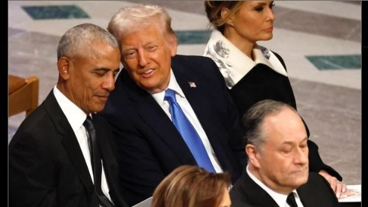 Egymás mellé ültették Obamát és Trumpot Jimmy Carter temetésén