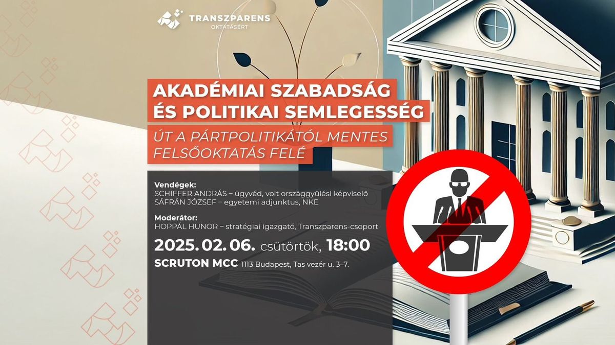 Vita a pártsemleges felsőoktatásról az MCC-ben