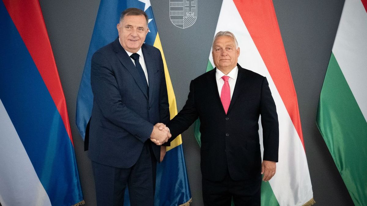 Orbán Viktor figyelmeztetett: veszélyezteti a Nyugat-Balkán stabilitását a Milorad Dodik elleni politikai boszorkányüldözés