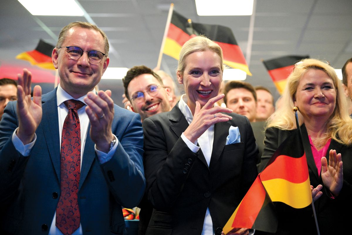 Bundestag election - AFD election party