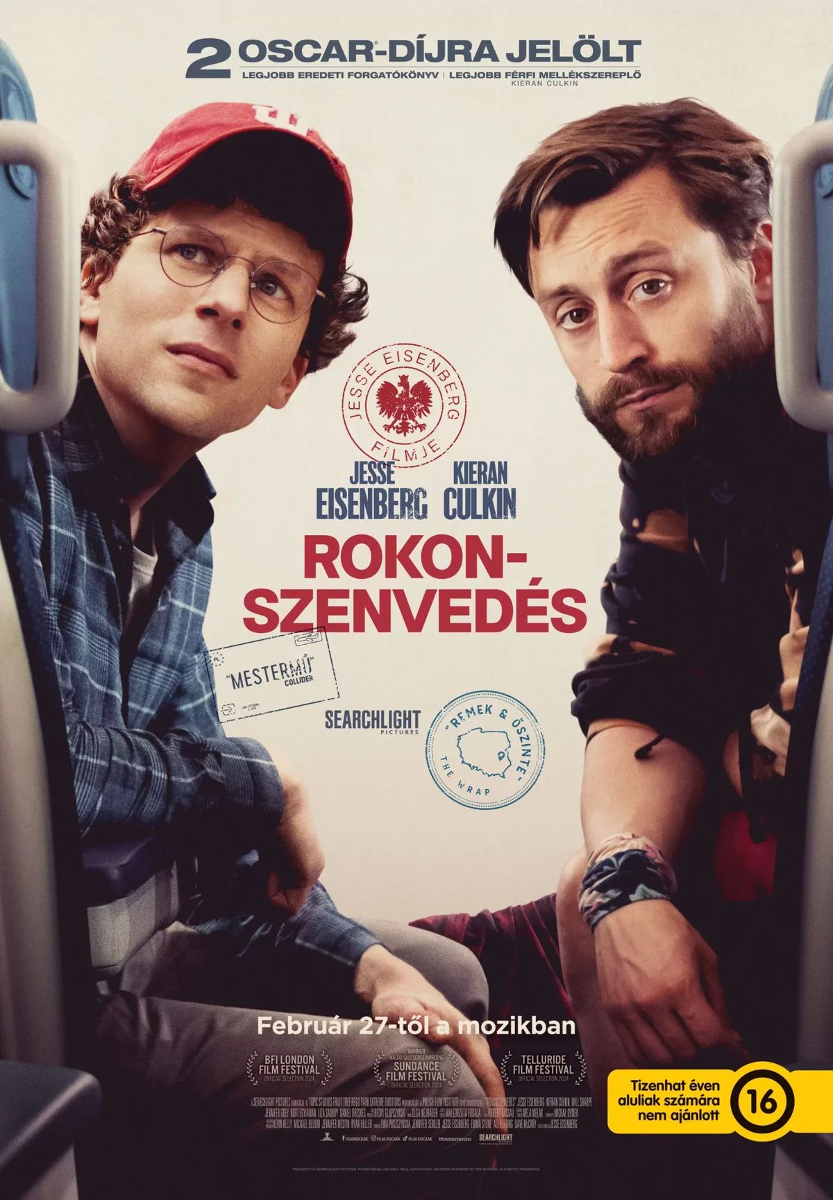 Jesse Eisenberg: Rokonszenvedés poszter