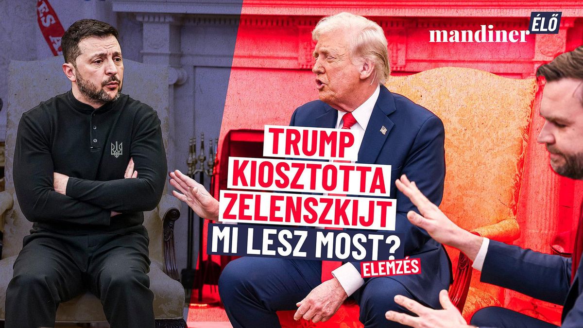 Trump békét akar, Zelenszkij fegyvereket – mi lesz a fehér házi csörte után? – elemzés Demkó Attilával és Koskovics Zoltánnal