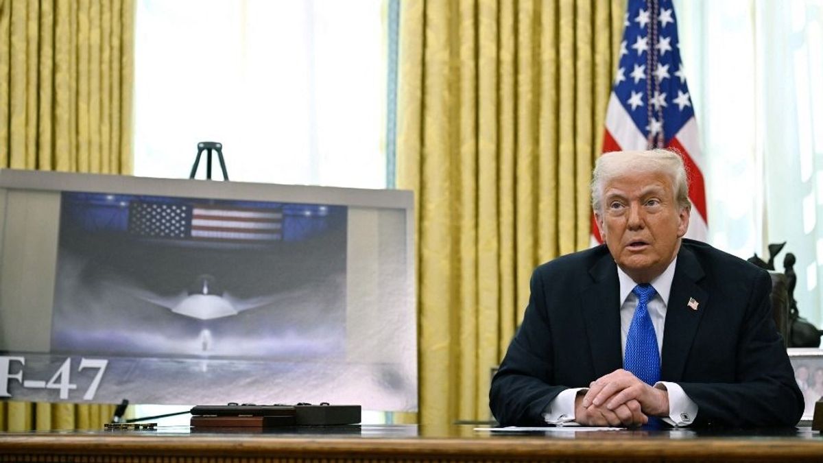 Trump lerántotta a leplet: először mutatta meg, hogy fog kinézni az USA új csúcsfegyvere