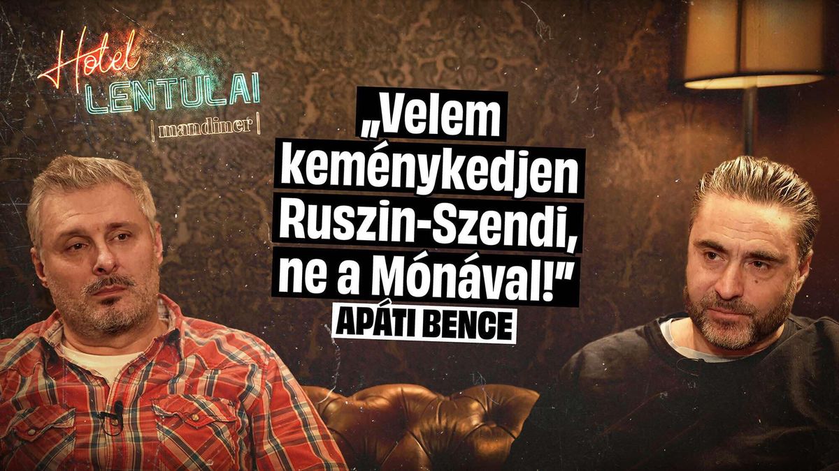 „Keménykedjen velem a Ruszin-Szendi Romulusz” – Apáti Bence a Hotel Lentulaiban (VIDEÓ)