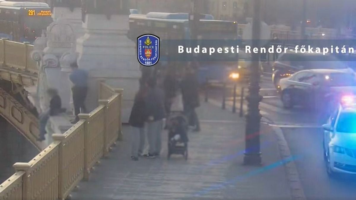 Vérfagyasztó jelenet: Dunába akart ugrani egy fiatal lány a Margit hídról, a bátor rendőr azonban időben érkezett (VIDEÓ)