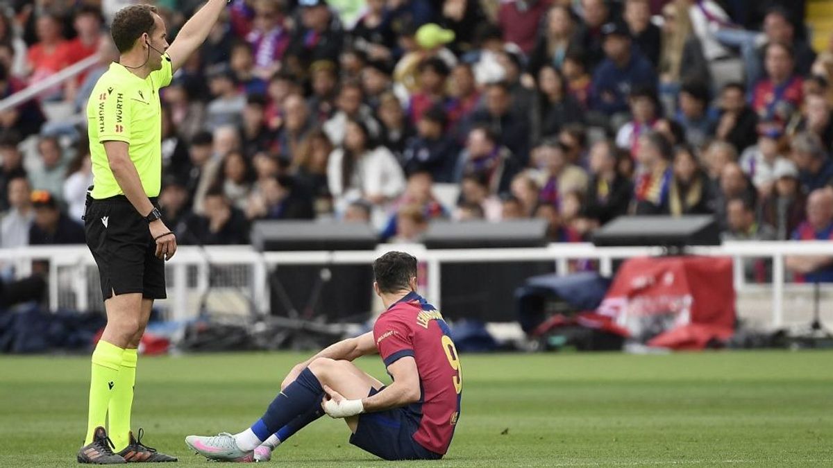 Nagy a baj Barcelonában: Lewandowski a Real elleni kupadöntőről és a BL-elődöntőről is lemaradhat