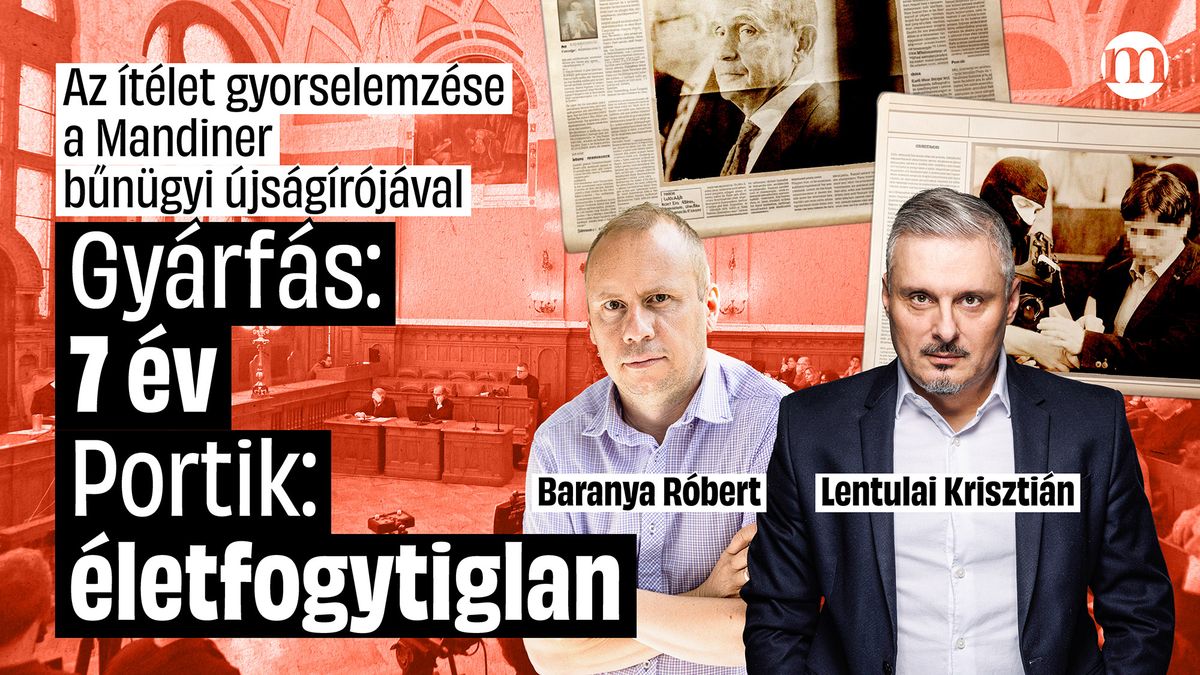 Döntött a bíróság a kegyetlen gyilkosság után: elmagyarázzuk, mi történt a tárgyalóteremben Gyárfás Tamással és Portik Tamással