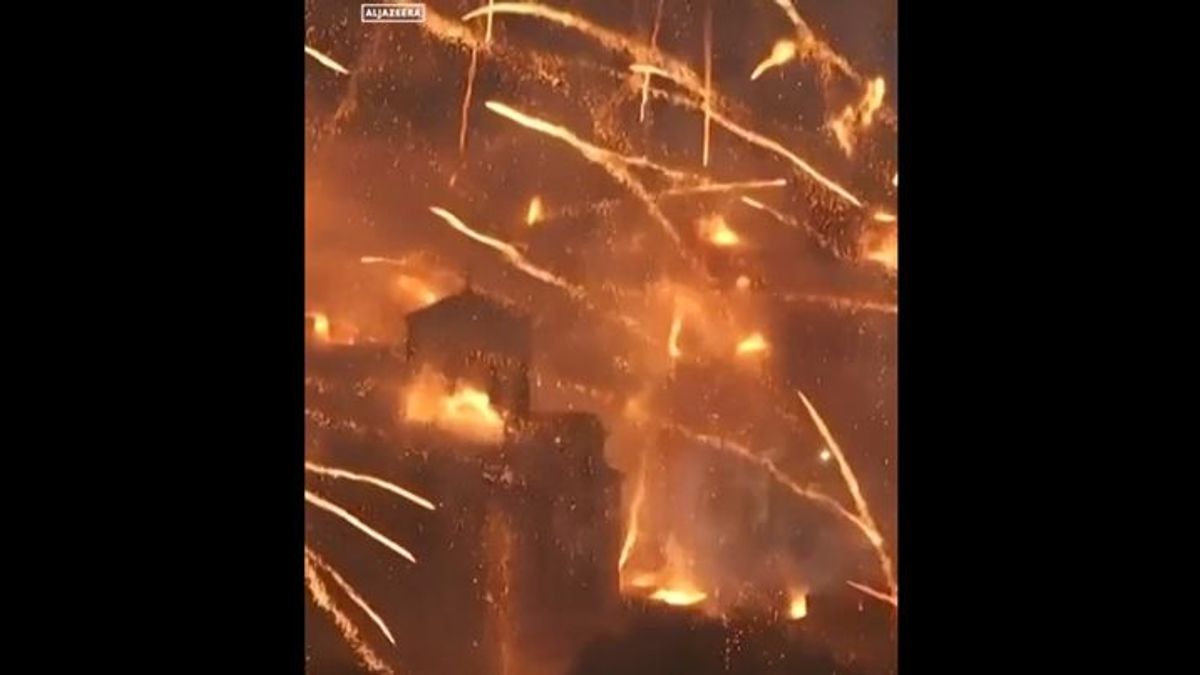 Rakétaháború húsvétkor – templomokra zúdult a tűzeső Híosz szigetén (VIDEÓ)