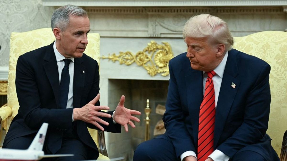 Nem finomkodott: Trump egyetlen mondattal helyretette a kanadai miniszterelnököt az Ovális Irodában