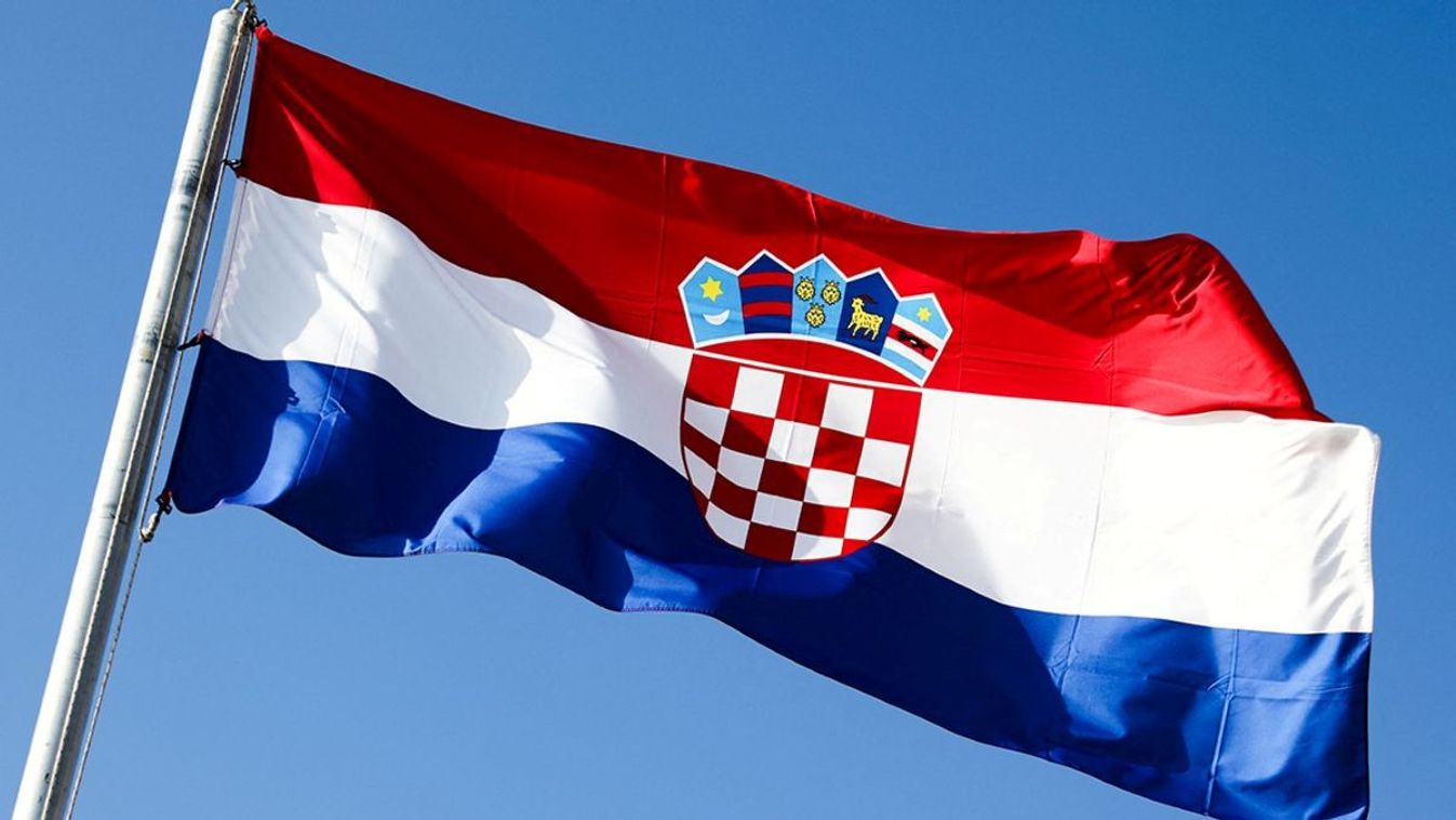 Horvátország. Horvát zászló.