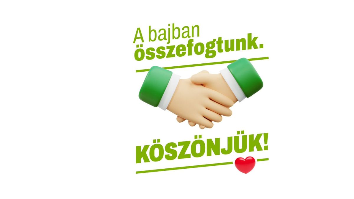 A bajban összefogtunk