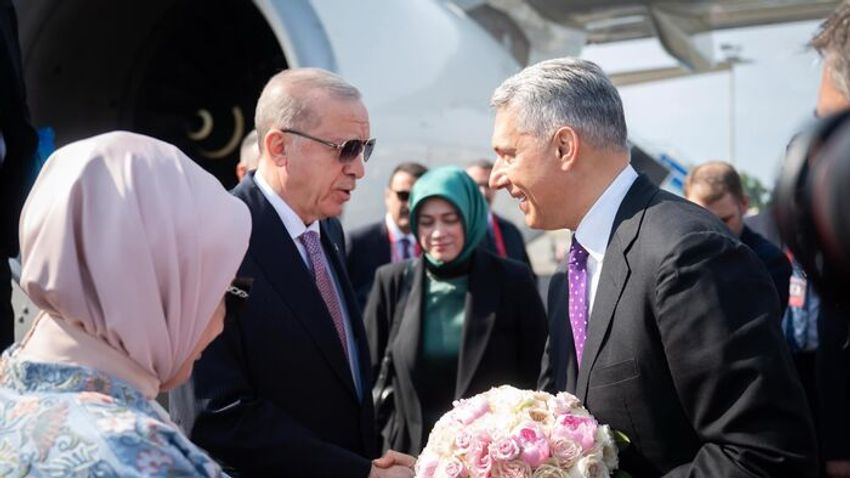 Megérkezett Budapestre Recep Tayyip Erdogan