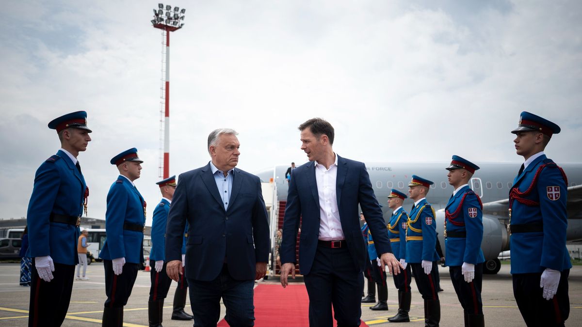 Fontos fejlesztésről egyeztetett Orbán Viktor Belgrádban