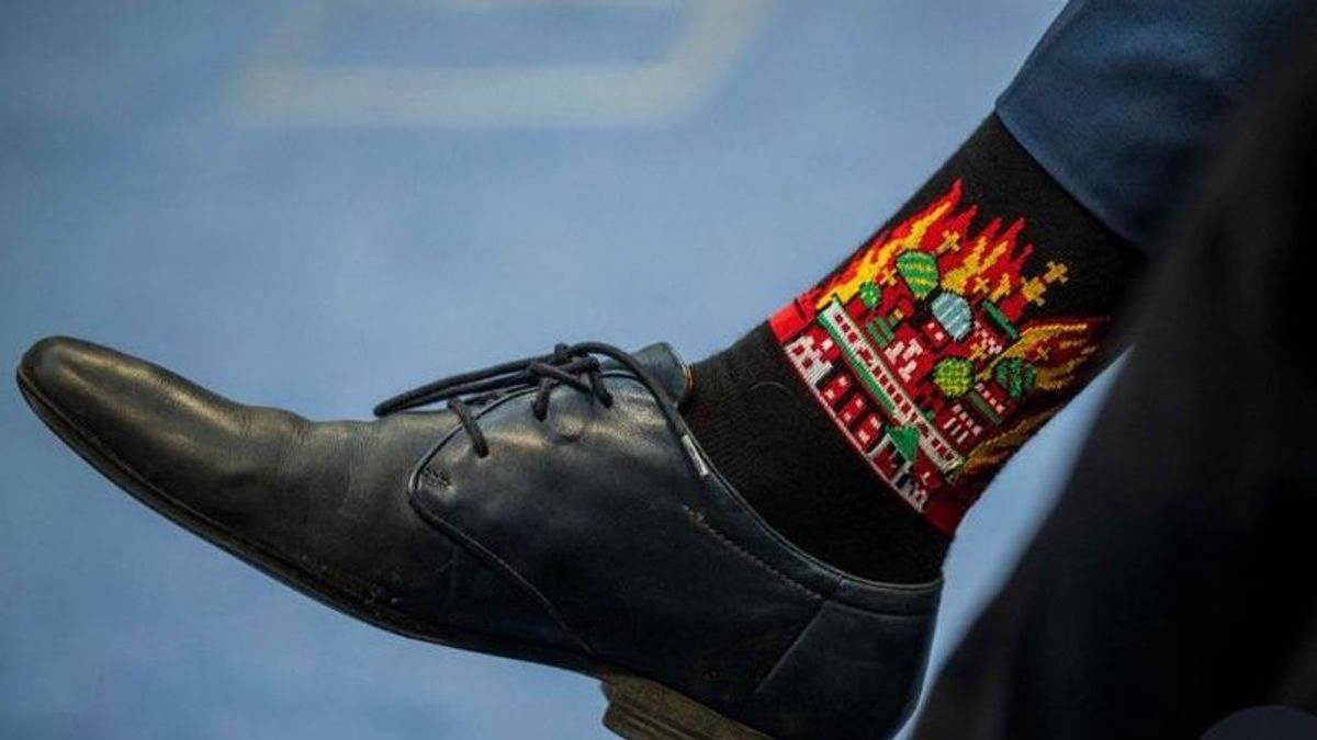 Zoknijával fejezte ki orosz-gyűlöletét egy cseh diplomata