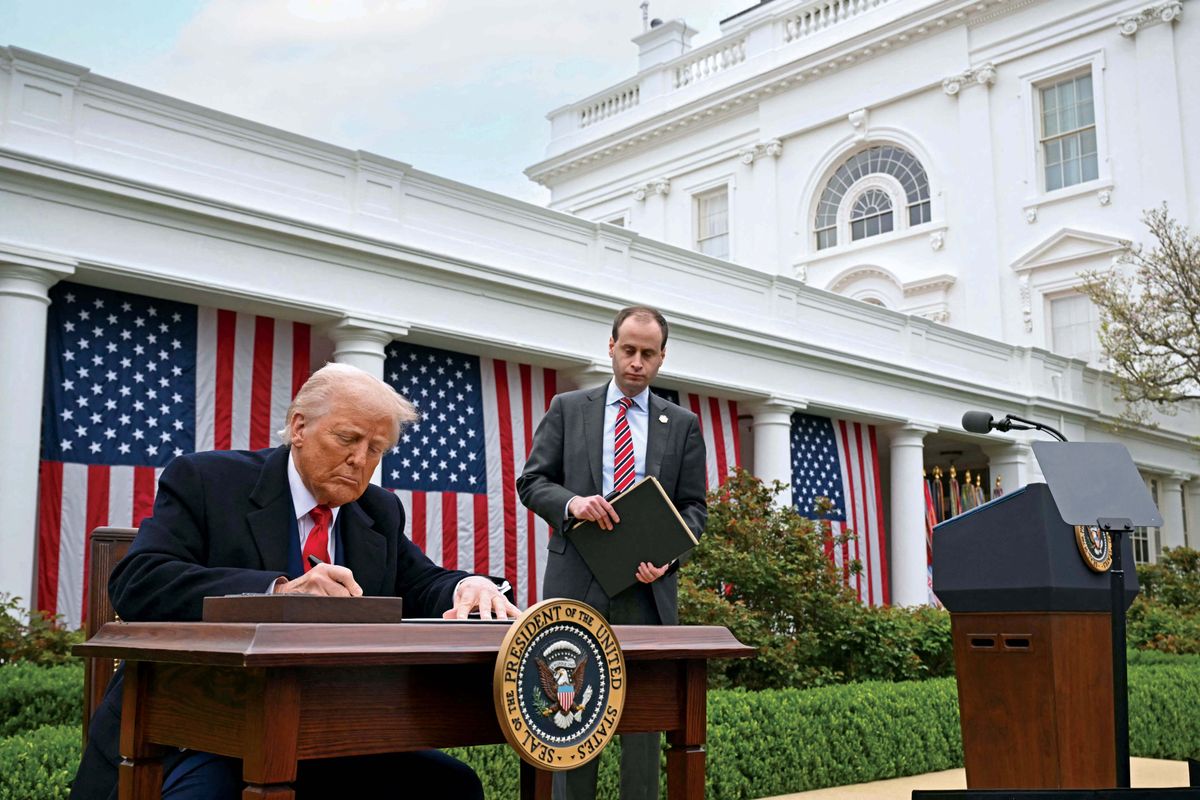 Trump delivers remarks on reciprocal tariffs