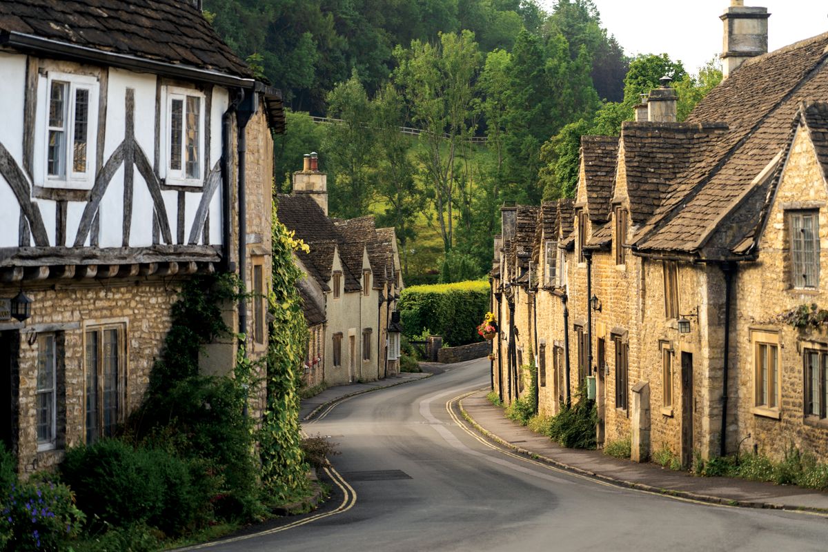 Castle,Combe,Is,A,Village,And,Civil,Parish,Within,The