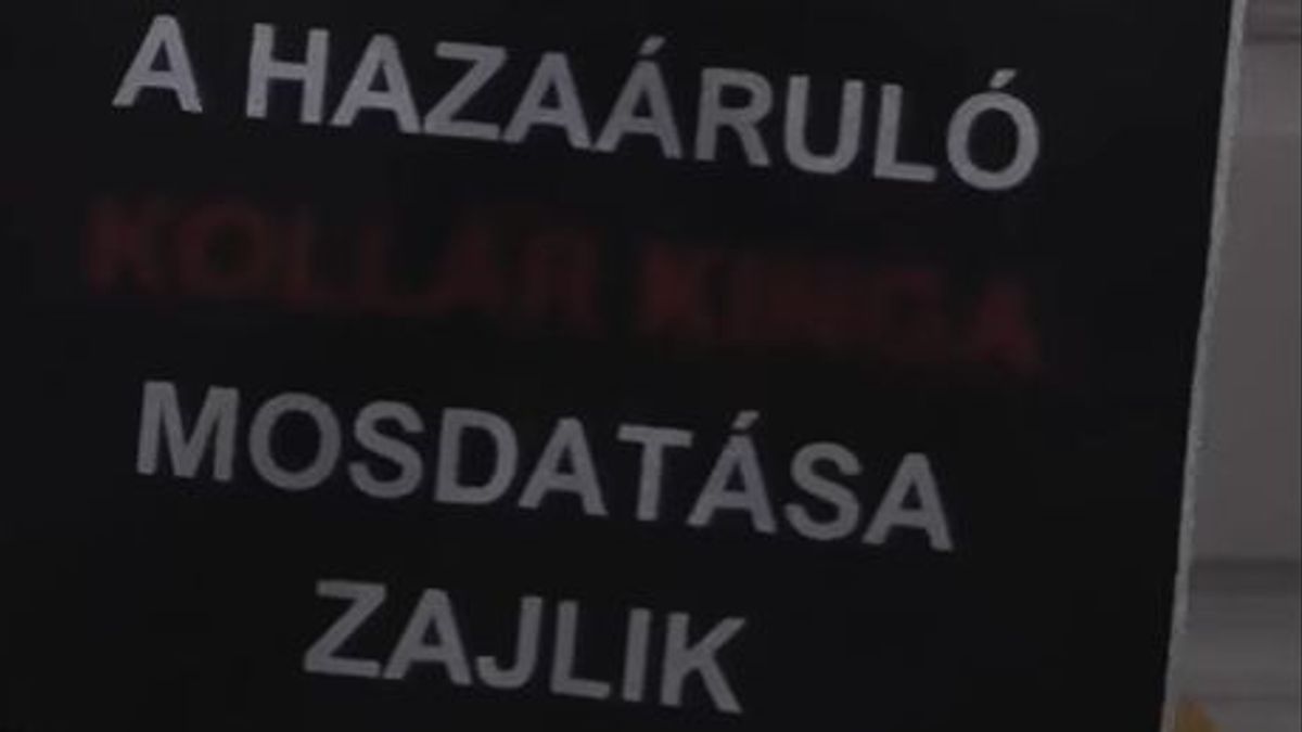 Akciózott a Fidelitas: a „hazaáruló” Kollár Kinga mosdatására hívták fel a figyelmet