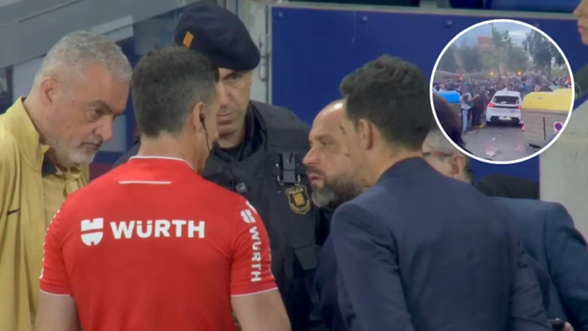 Autó hajtott a szurkolók közé, leállították a barcelonai derbit (VIDEÓ)