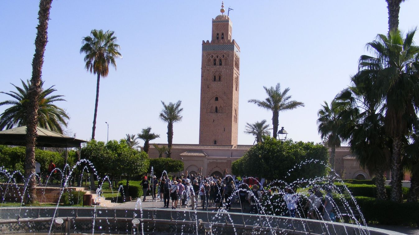 Hőhullám Marrakeshben