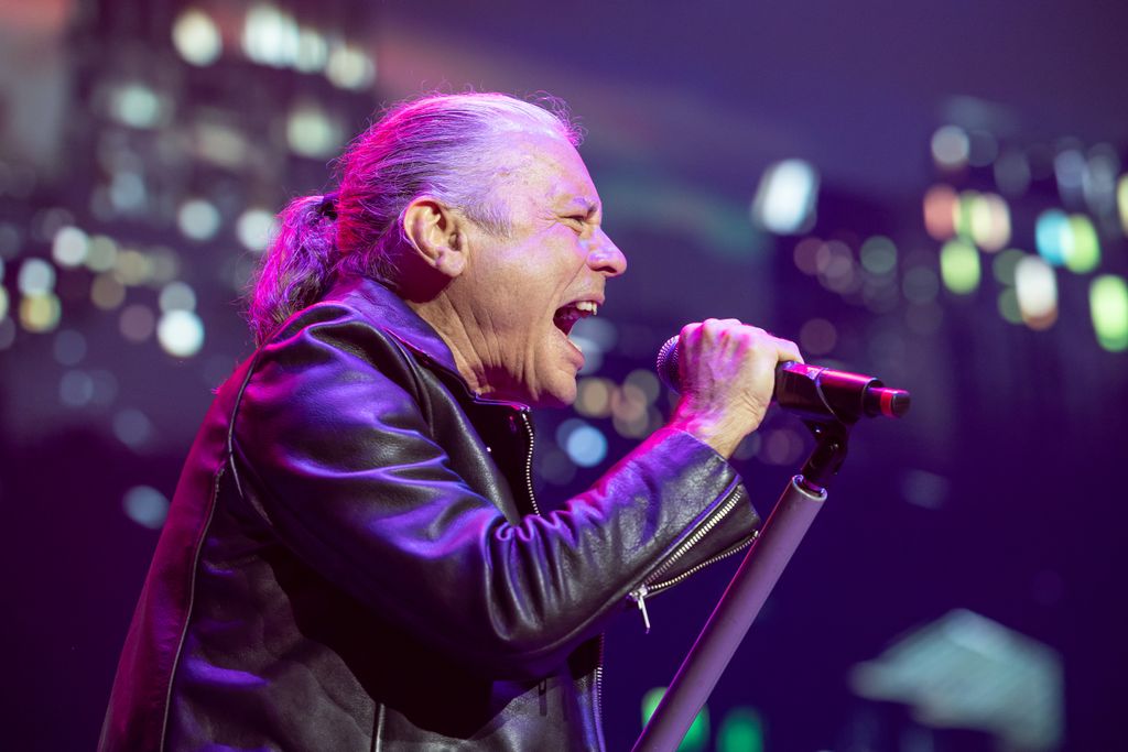 20250515 Budapest        Iron Maiden brit metal zenekar világturnájának Budapesti nyitánya.     Fotó: Kállai Márton