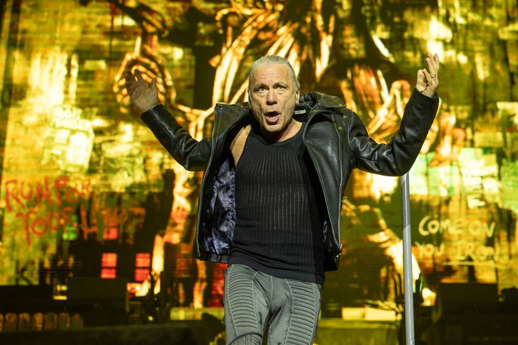 20250515 Budapest        Iron Maiden brit metal zenekar világturnájának Budapesti nyitánya.     Fotó: Kállai Márton