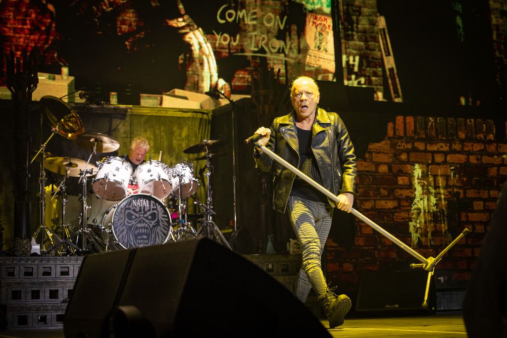 20250515 Budapest        Iron Maiden brit metal zenekar világturnájának Budapesti nyitánya.     Fotó: Kállai Márton