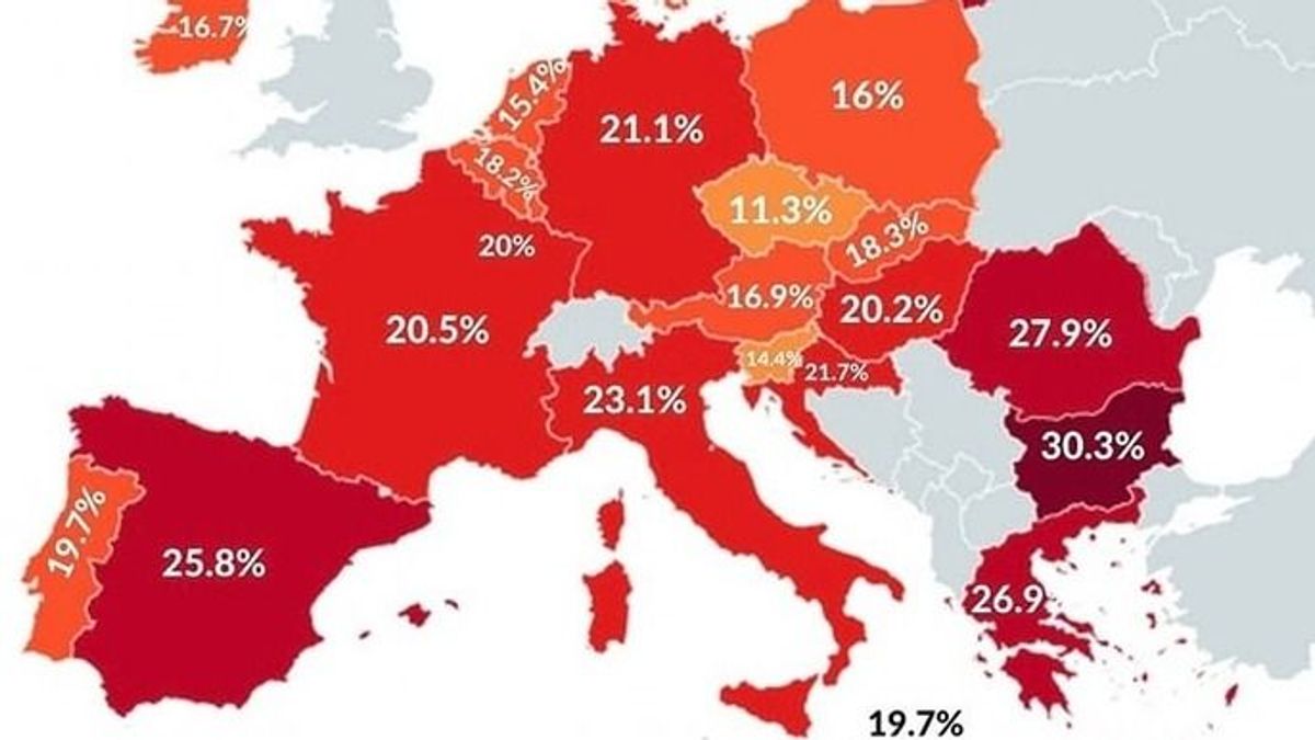 Térkép mutatja: Magyarország megverte az EU négy legbefolyásosabb országát az egyik legjelentősebb mutatóban
