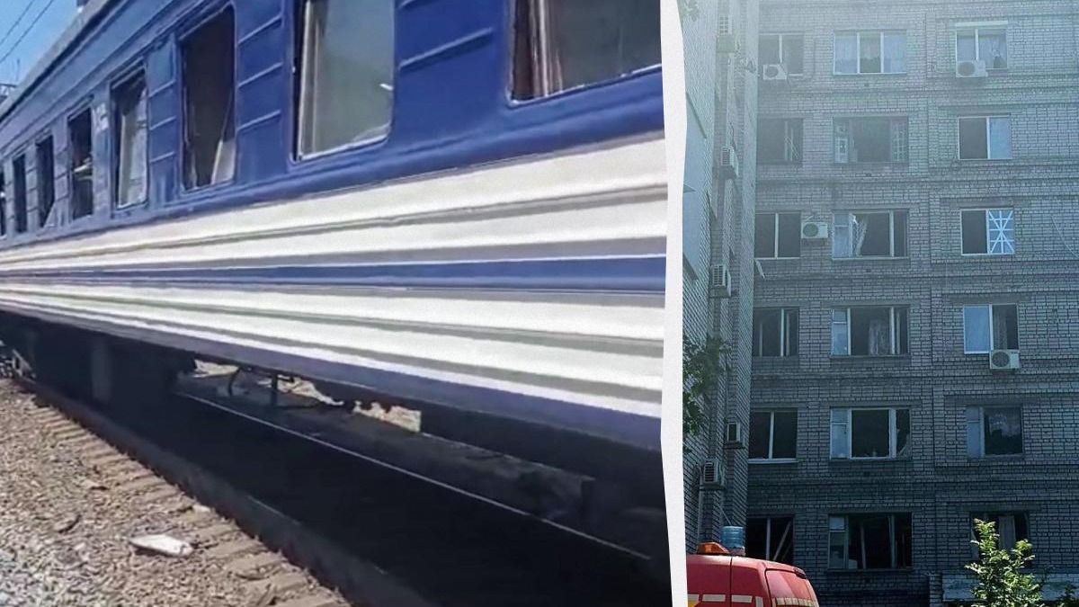 Egy személyszállító vonat is megsérült a dnyiprói orosz rakétatámadás miatt (VIDEÓ)