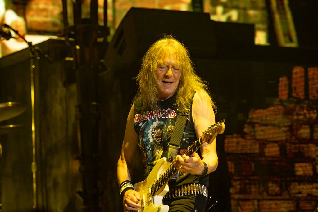 20250515 Budapest        Iron Maiden brit metal zenekar világturnájának Budapesti nyitánya.     Fotó: Kállai Márton