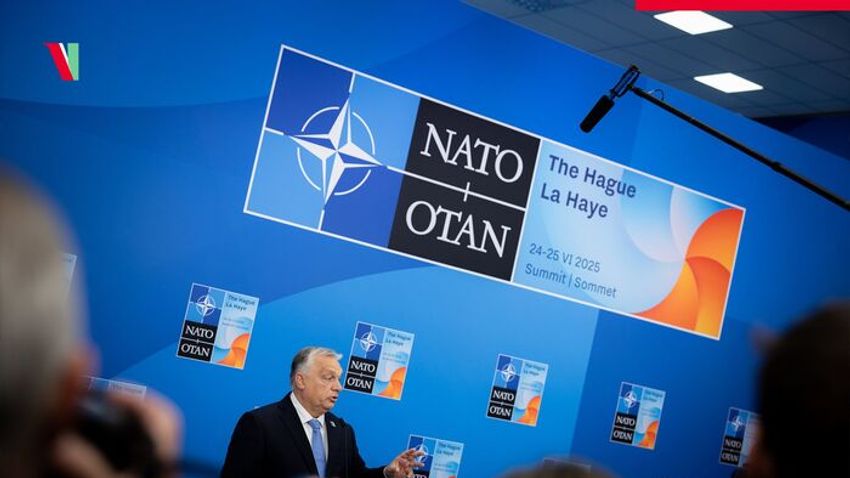 Orbán Viktor a NATO-csúcson
