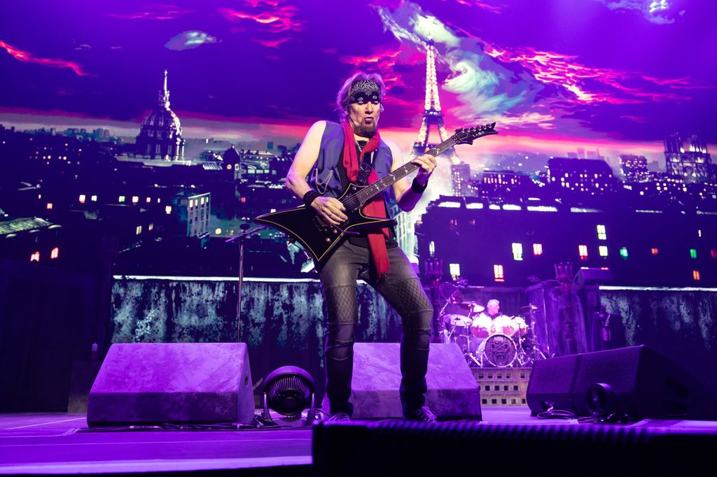 20250515 Budapest        Iron Maiden brit metal zenekar világturnájának Budapesti nyitánya.     Fotó: Kállai Márton