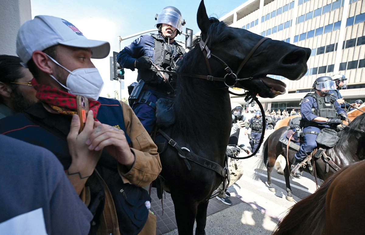 Day of anti-Trump protests in the US