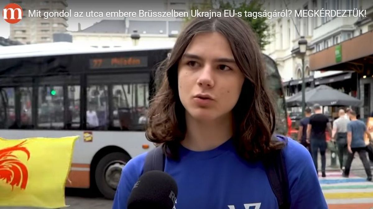 Brüsszelben kérdeztük az utca emberét: támogatnák-e Ukrajna csatlakozását az Európai Unióhoz? (VIDEÓ)