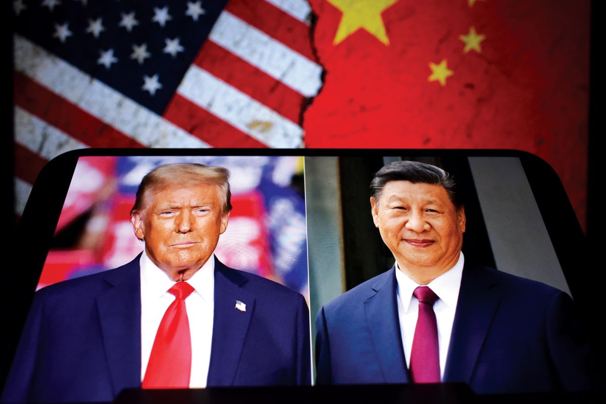 Photos,Of,U.s.,President,Donald,Trump,And,President,Of,The