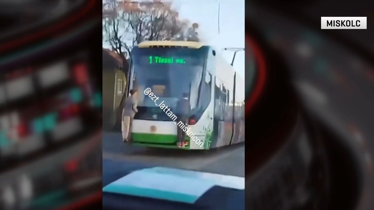 Veszélyes mutatvány – tujázó fiatalokat videóztak le Miskolcon