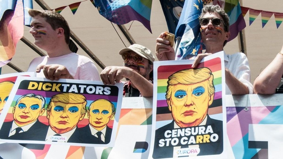 Így küzdenek az elfogadásért: Orbánt, Melonit és Trumpot is gyalázták a Pride-on (FOTÓK)