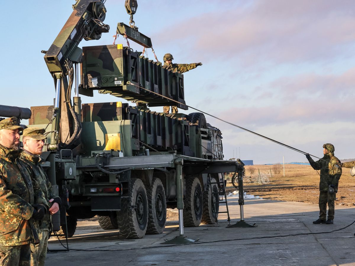 German Minister Of Defence Meets German Soldiers Stationed In Poland