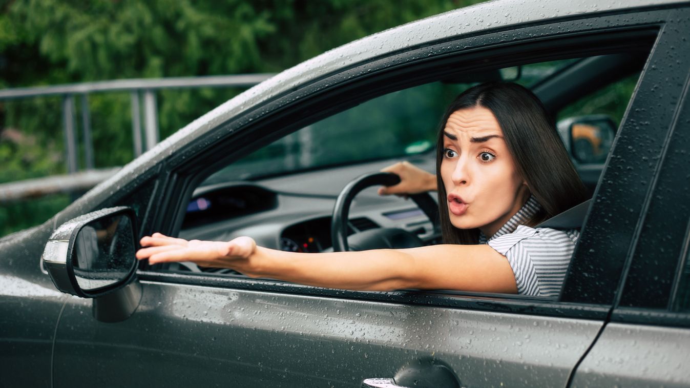 Traffic,Jam.,Aggressive,Driver.,Car,Accident.,Close,Up,Portrait,Displeased, olaszország