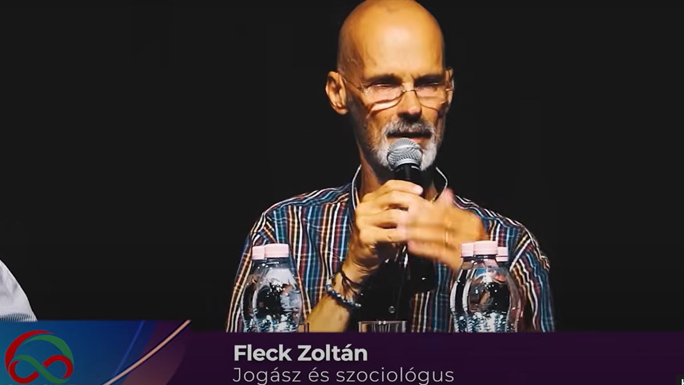 Fleck Zoltán a Tisza-sziget egyik rendezvényén