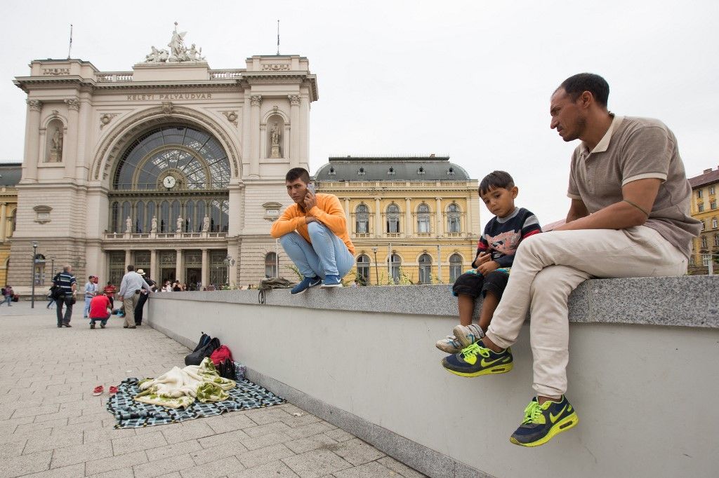 Illegal migrants in Hungary