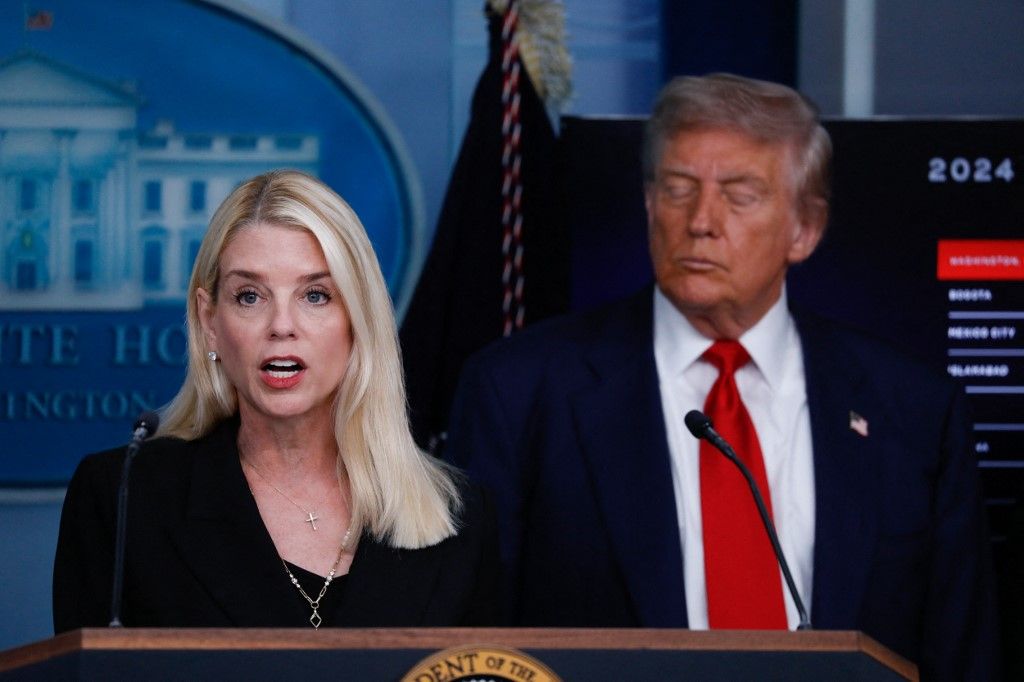 Press conference at White House