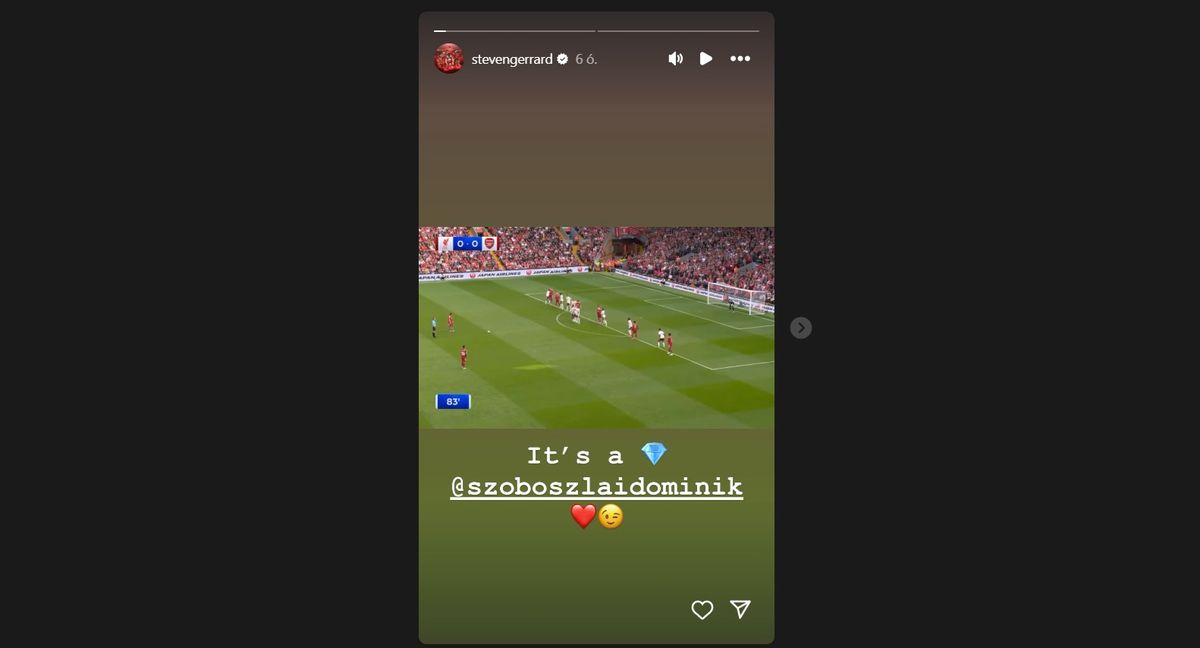 Szoboszlai gólja