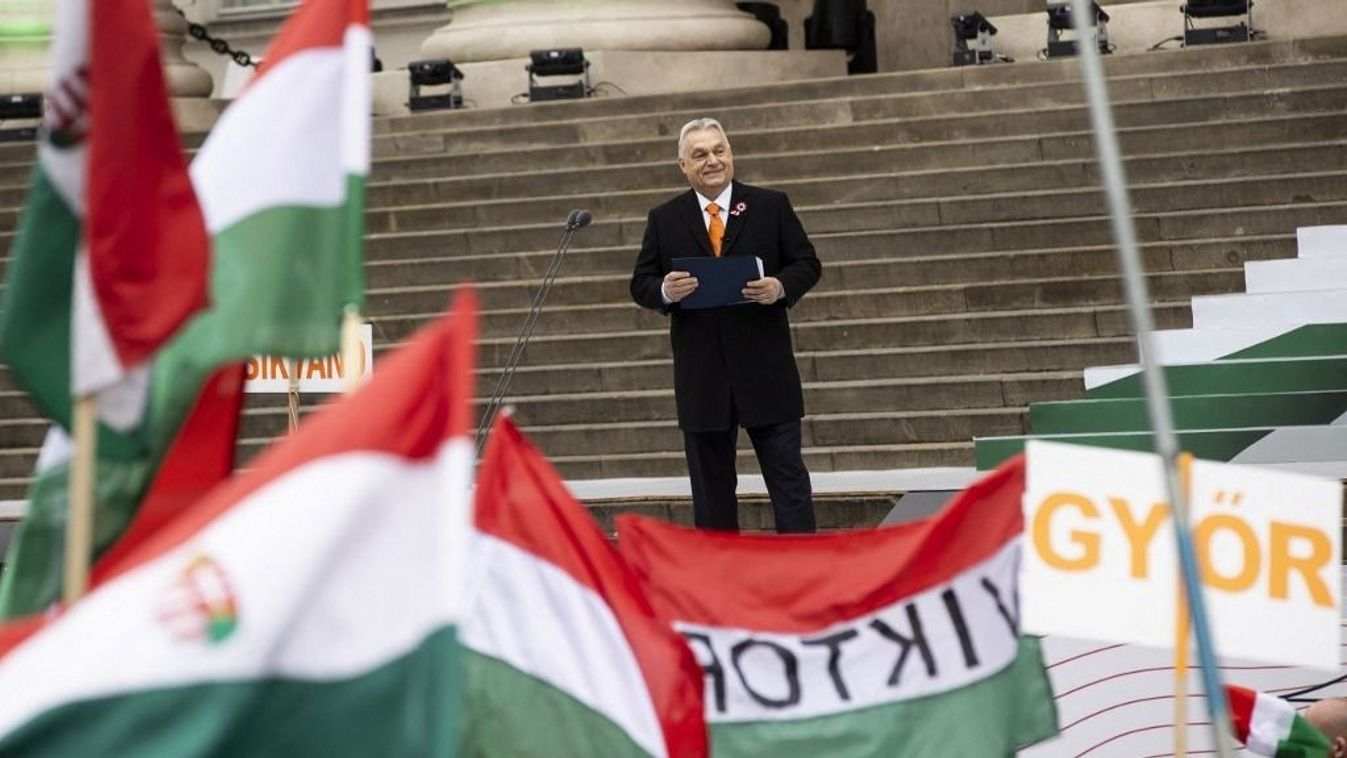 Orbán Viktor poloska március 15