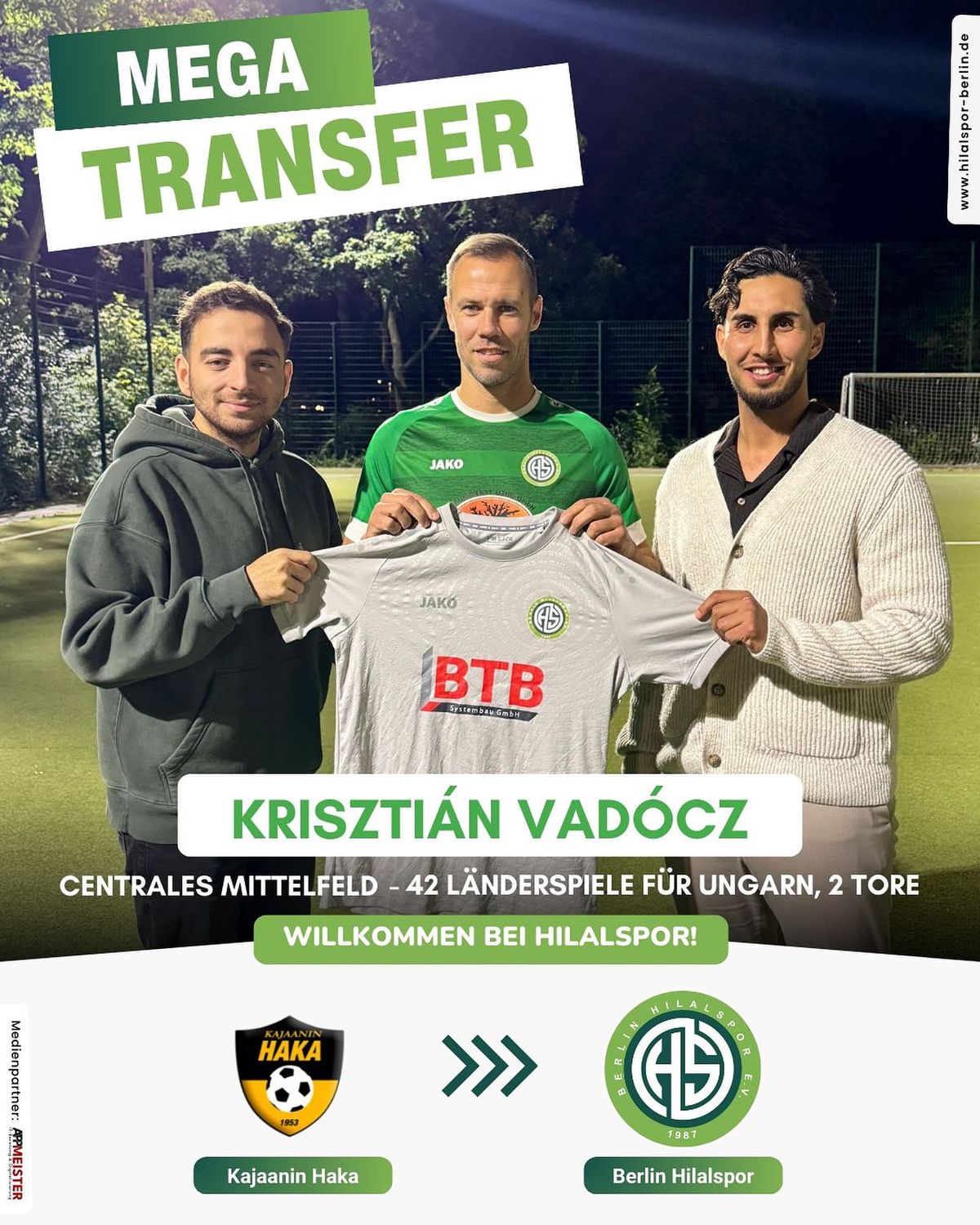 Vadócz Krisztián, Berlin Hilalspor