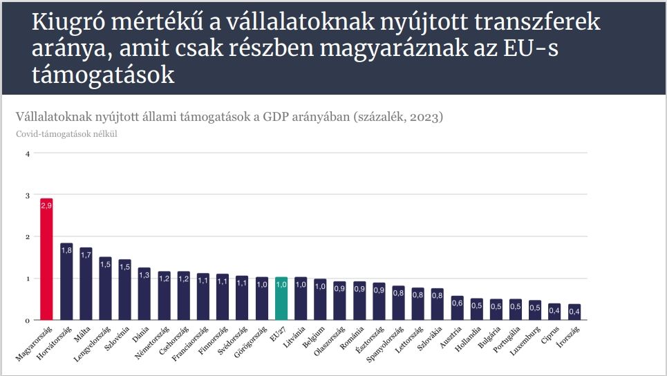 Egy kép Kármán András kiszivárgott előadásából, nem nehéz kitalálni, honnan vonna el pénzeket a Tisza (Fotó:Mandiner)
