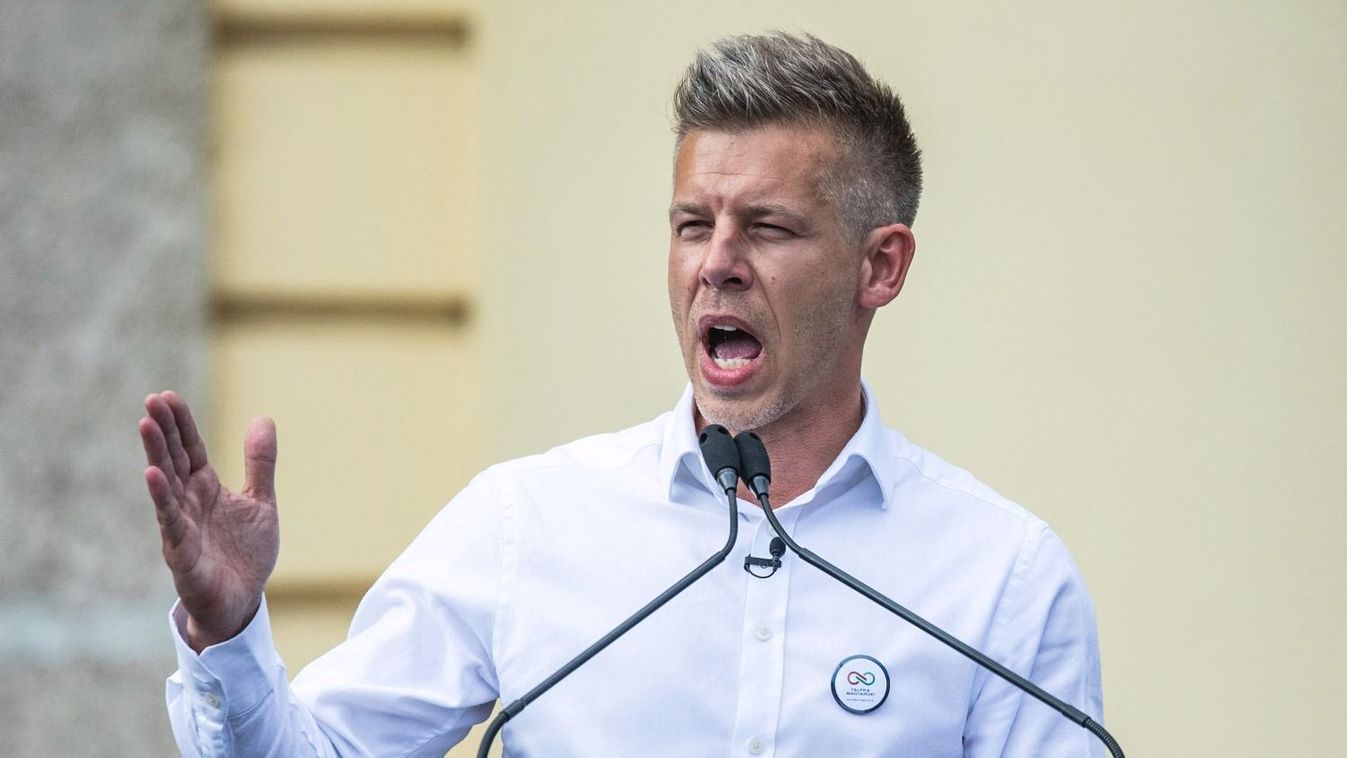 Magyar Péter, kiabál