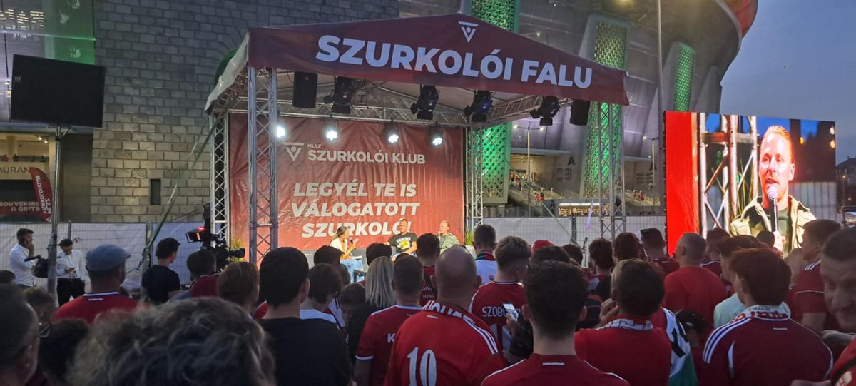A magyar válogatott meccse előtt Dzsudzsák Balázs és Lang Ádám beszélgetett Takács Ritával