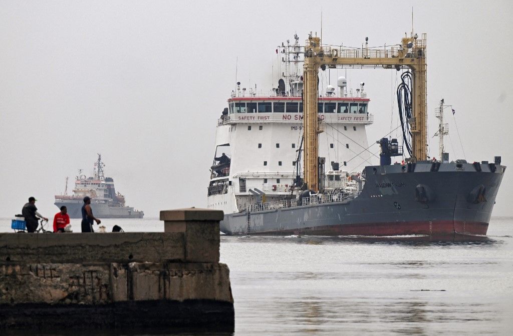 Orosz olaj tanker/YAMIL LAGE / AFP
